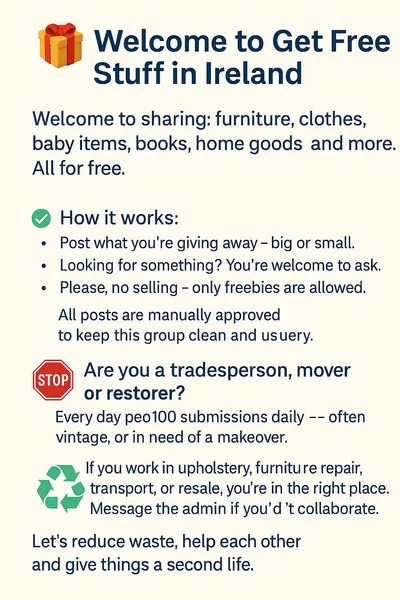 Get Free Stuff in Ireland Facebook Page