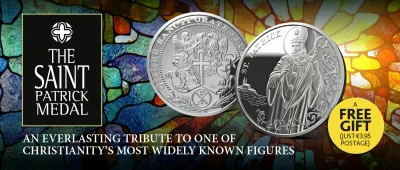 FREE Saint Patrick Commemorative Medal - Just Pay Postage